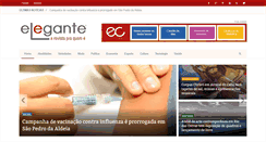 Desktop Screenshot of eleganteonline.com.br