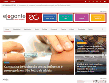 Tablet Screenshot of eleganteonline.com.br